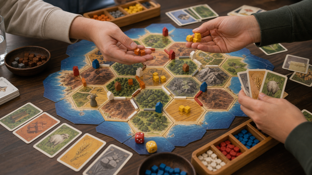 Catan (Les Colons de Catane) : règles, extensions et stratégies pour gagner
