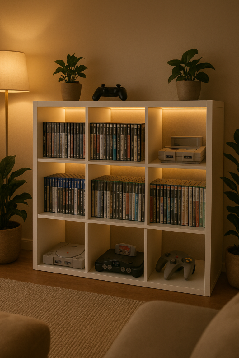 Guide de rangement pour collection de jeux vidéo : 5 étapes claires