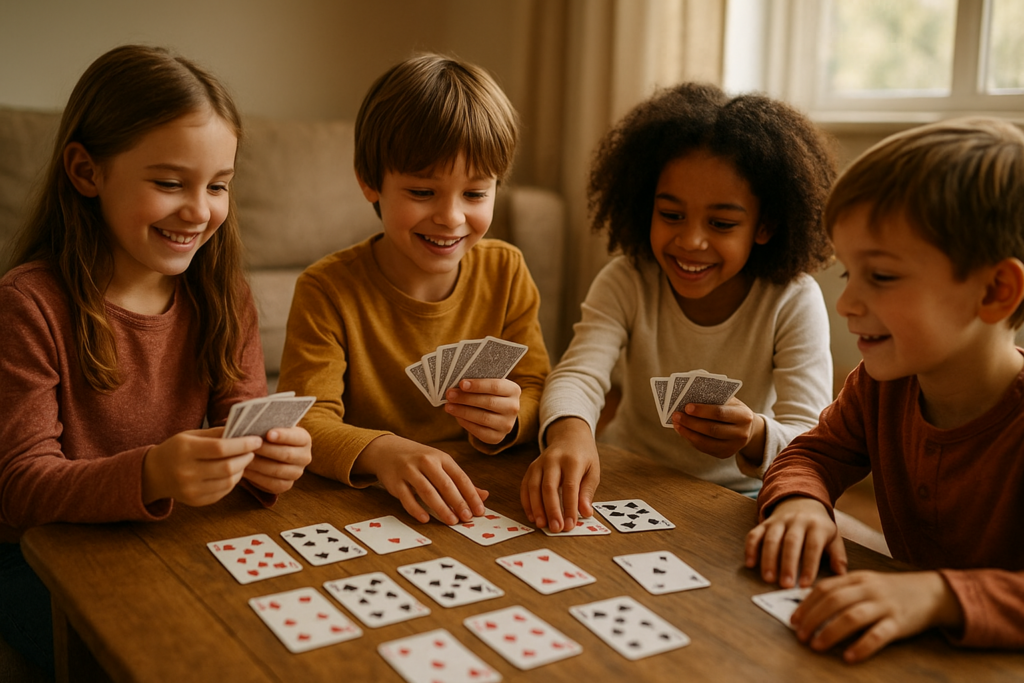 Jeux de cartes classiques pour enfants : 7 idées faciles