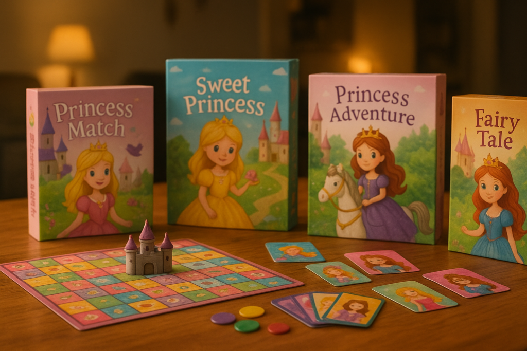 Jeux de société sur le thème des princesses : guide par âge