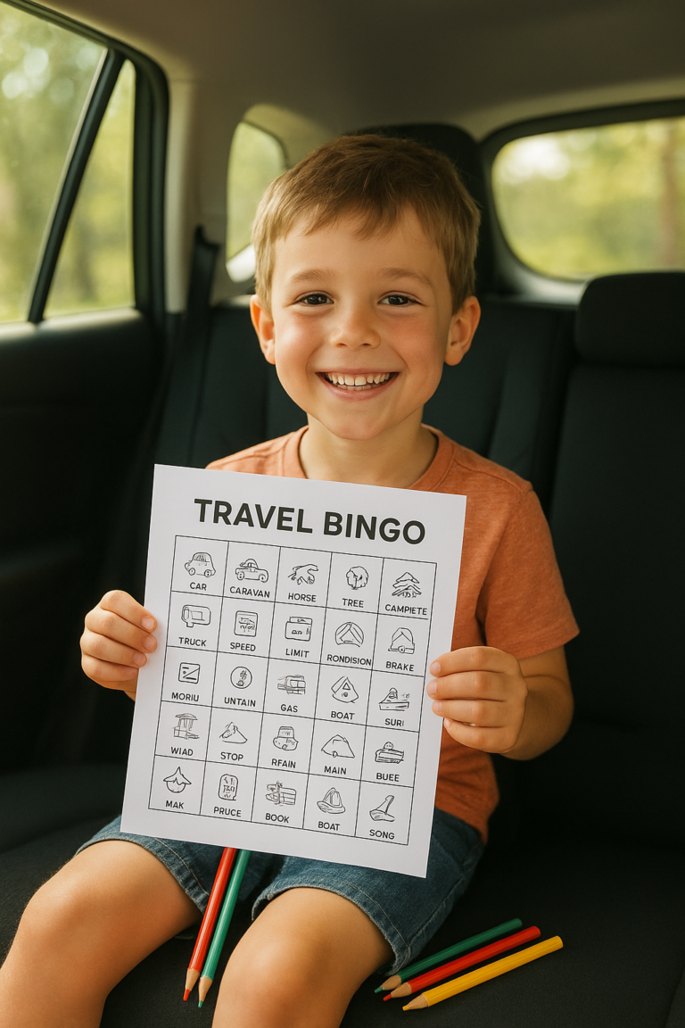 Jeux de voyage à imprimer pour les enfants : 15 idées